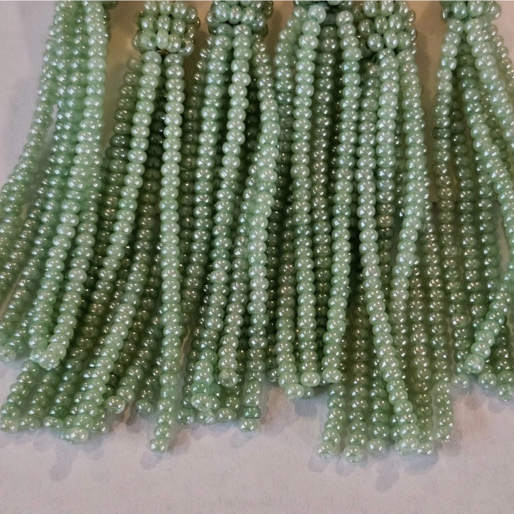 On 34th
Gold-Tone Crystal Heart & Beaded Fringe Drop Earrings - Picture 8 of 12